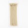 Lightning secret, No. 3, non -proceeding, locking machine, 25 cm, beige color