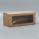 Gift Folding Box with PVC, packaging, “hearts”, 16 x 35 x 12 cm