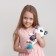 Soft toy with sequins "Fenya lemurchik", 10 cm x 20 cm x 16 cm