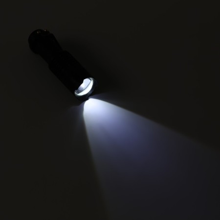 Manual lantern, 3 watts, led, zoom, ray range 200 m, AA, 2.5 x 9.1 cm-5