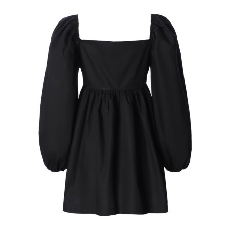 Women's dress MIST with voluminous sleeves, black, p.44-46-10