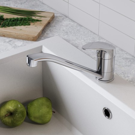Santek Mavis kitchen mixer, pour 215 mm, chrome-2