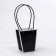 Board for flowers black moisture-resistant, 17x17-11.5 x 11.5-20 cm