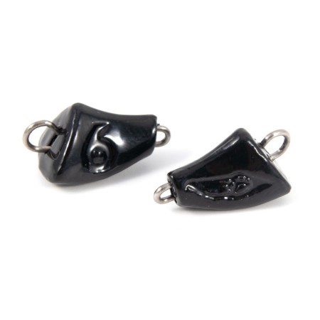 Cargo bullet-excentric stained collapsible Yaman 10 pcs., 6 g, black-2