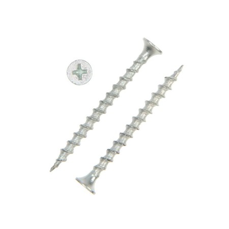 Self -cut through 3.8x51, hide, large carving, pH slot, white zinc, 6.5 kg