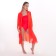 Tunic Beach female, red color, size 48