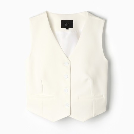 Women's vest MIST: Classic Collection p. 44, milk-4