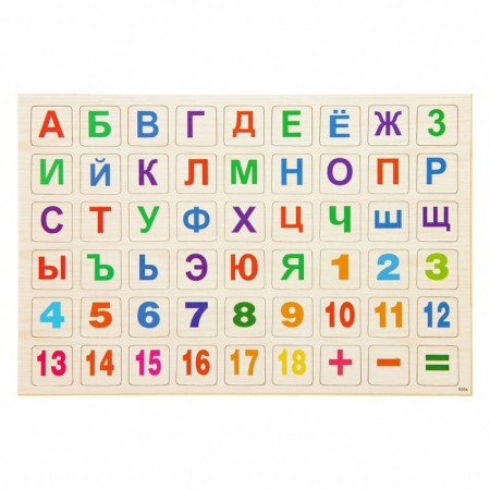 The board is bilateral, small, in the set of magnets with alphabet, a water -based marker, crayons, sponge-6