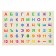 The board is bilateral, small, in the set of magnets with alphabet, a water -based marker, crayons, sponge