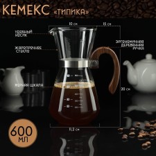 A glass of a glass with a measured scale 