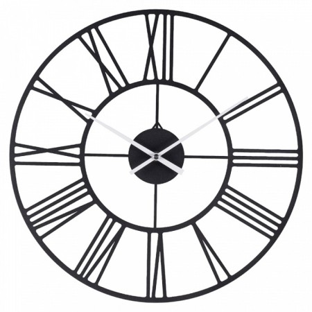 Wall-wall clocks of metal "Classic", silent, D-40 cm, black, aa-2