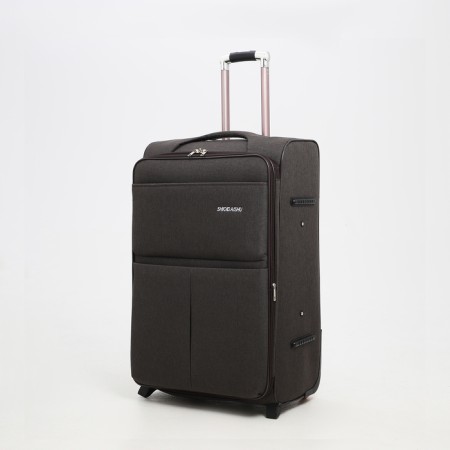 Big suitcase 28 ", a lightning department, code castle, 3 wheels, 2 outer pockets, brown color
