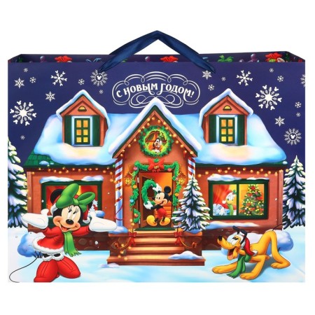 New Year. Gift package, 61x40x20 cm, packaging, Mickey Mouse-4