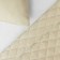 Bedspread with pillowcases "Tina", size 230x250 cm, creamy color