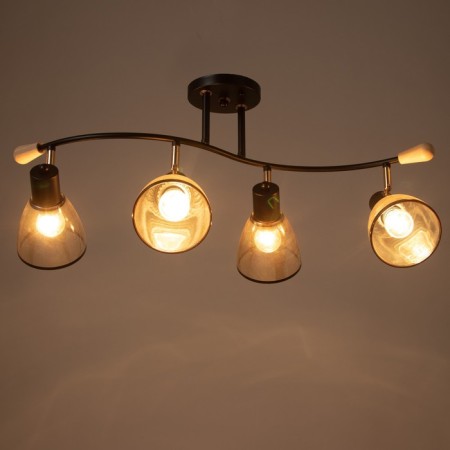 Lamp "Fate" 4x60W E27 black-2