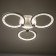Kunayo chandelier LED 84W 3000-6500K PDU white 63.5x63.5x7.5cm