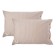 A set of pillowcases Ethel 50x70 cm - 2 pcs, "strips", beige color, greedy cotton, 140g/m2