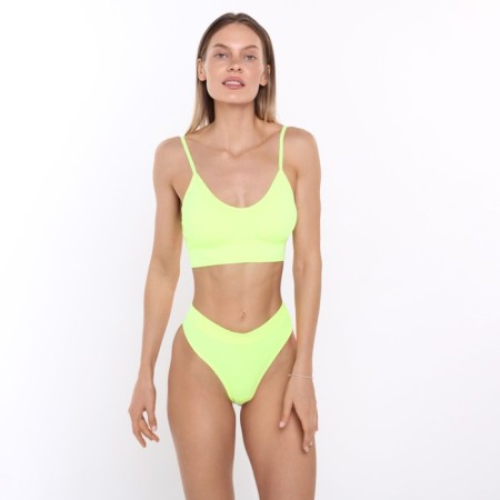 Female set (top, thongs), light green color, size 42-46-1
