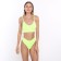 Female set (top, thongs), light green color, size 42-46