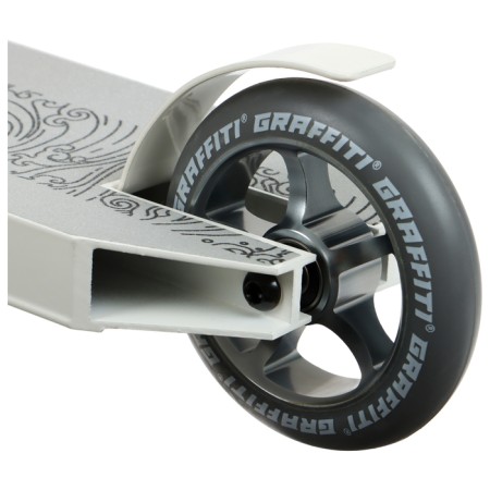 Scarlet Graffiti EcCentric 24, Pu 110 mm wheels, HIC Compression, ABEC 9 Chrome, white color-3