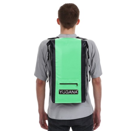 Hermevyukzak Yugana, PVC, waterproof 15 liters, green-7