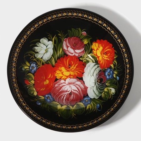 Salad glass shade "Folk Motives", 920 ml, 22 × 5 cm-3