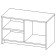 2-door cabinet low, Sirius, 782 × 412 × 471 mm, color Venge
