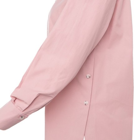 Women's shirt minku: casual collection dark pink color, pr 46-11