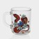 New Year's glass tea mug "Flowers and snakes", 200 ml, mix