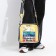 Bag Cross-Bodi with a zipper, yellow color