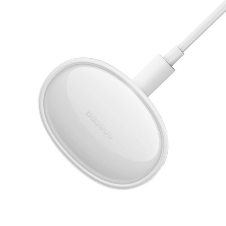 Wireless headphones Baseus E2, TWS, vacuum, BT5.2, 40/300 mAh, microphone, white-5