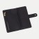 Women's wallet on the button, black color