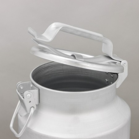 Aluminum can, 10 l, with a lid-3