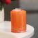 Candle - Aromatic "Orange" cylinder, 4x6 cm