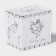 Mug New Year's Dula "FALIC TALE", 330 ml, for tea, porcelain, white