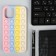 Pop it cover, for iPhone 12/12 Pro, silicone, multi -colored