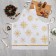 Apron "Ethel" Golden Snowflakes 60x65 cm, 100%HL, 190g/m2