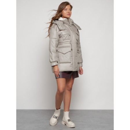 Winter jacket, size 48, light brown color-2