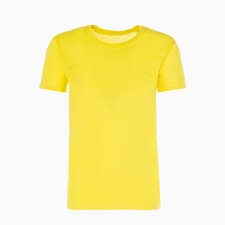 T -shirt male plain, yellow color, size 48