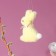 Soft toy "Bunny" on the suspension, 11 cm, color mix