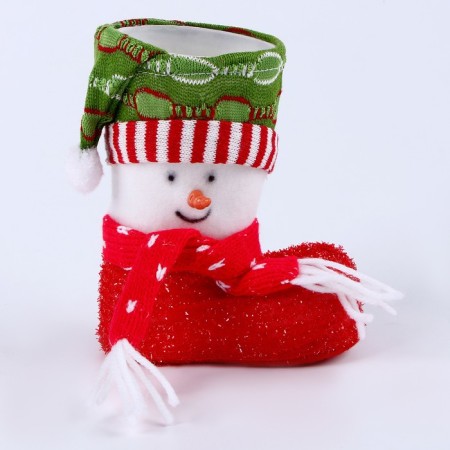 Gift packaging "Boot", Snowman-5
