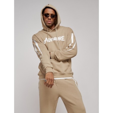 Sports suit men's, size 56, beige color-2