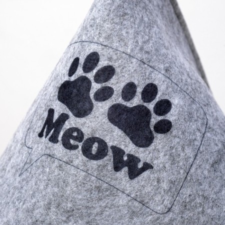 Animal house from felt "Vigva for gentleman", 53 x 41 x 53 cm-4