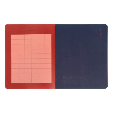 Subject notebook monocolor.element, 48 sheets in the cell "History", cover Cover Cardboard, lamination Soft touch, selective varnish, OFSET BOCT 70 g/m2-5
