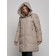 Coat insulated winter female, size 48, beige color