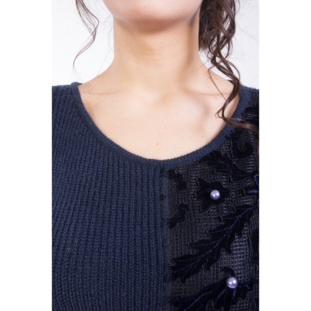 Female jumper, size 42, blue color-3