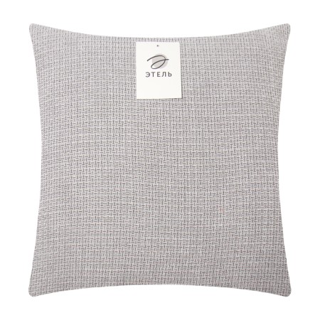 Pillowcase decorative Ethel Style 45x45 cm, gray color, polyester-4
