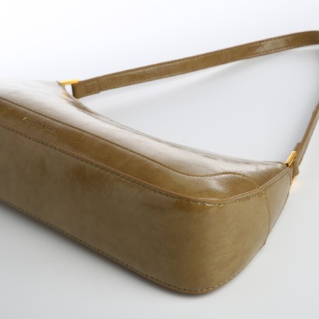 Bag Women's Baget with a zipper, khaki color-3
