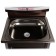 The washbasin "Termix", without euns, stainless washing, 17 l, color copper