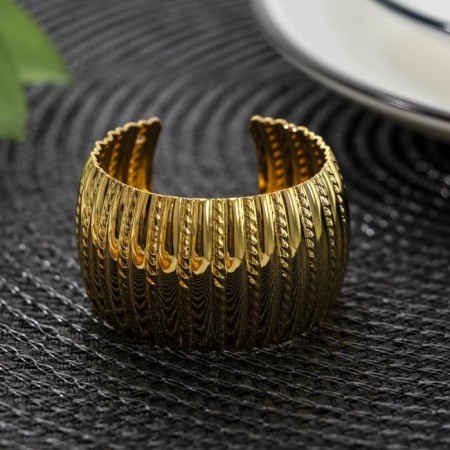 Ring for napkin "Crown", 4.8 × 3 cm, gold color